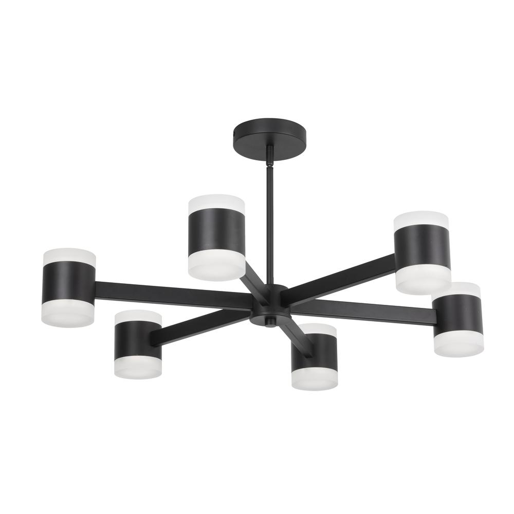 84W Chandelier, MB, FR Acrylic Diff