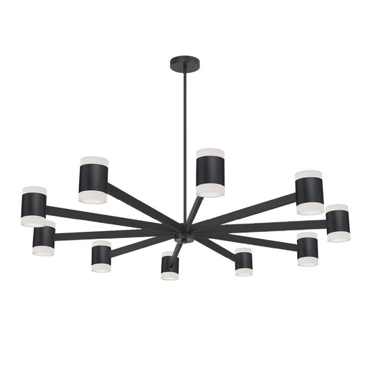 140W Chandelier, MB, FR Acrylic Diff