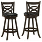 Calecita Wood Swivel Bar Stool Cappuccino (Set of 2)