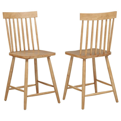 Andrews Windsor Counter Height Dining Side Chair Light Ash