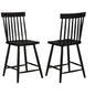 Andrews Windsor Counter Height Dining Side Chair Black