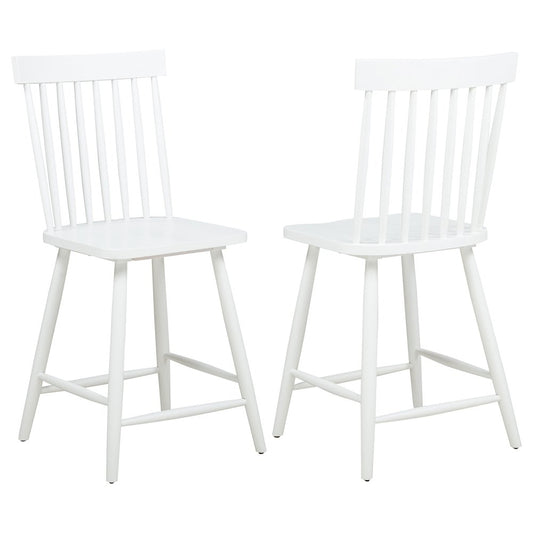 Andrews Windsor Counter Height Dining Side Chair White