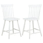 Andrews Windsor Counter Height Dining Side Chair White