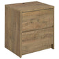 Westpark 2-drawer Nightstand LED Lights and USB Mango