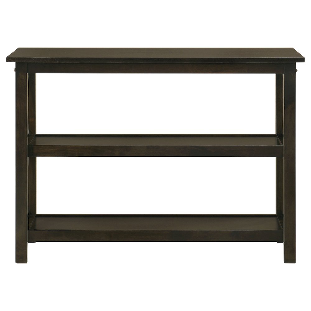 Rachelle 2-shelf Wood Entryway Console Table Deep Merlot