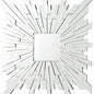 Brantley Square Sunburst Wall Mirror Silver