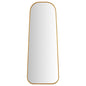 Simeon Metal Frame Full Length 51" Floor Mirror Antique Gold