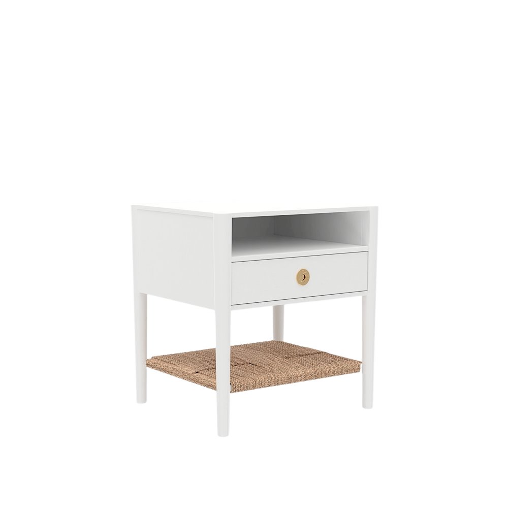 Cleo Nightstand, Coconut Milk