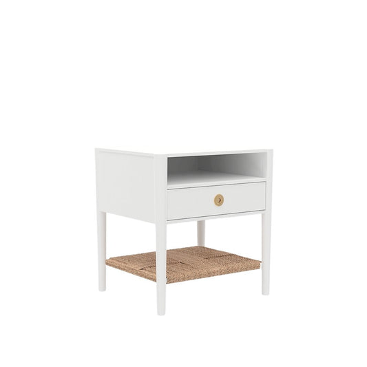 Cleo Nightstand, Coconut Milk