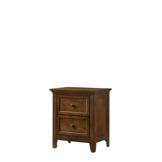 Nightstand, 2 Drawer in Tuscan