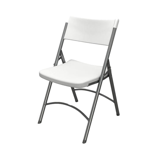 Heavy Duty Folding Chair, White