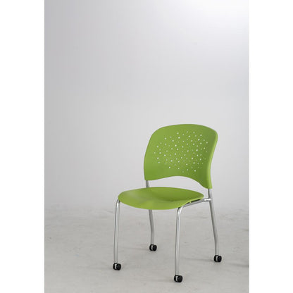 Reve™ Guest Chair Straight Leg Round Back (Qty. 2) Green