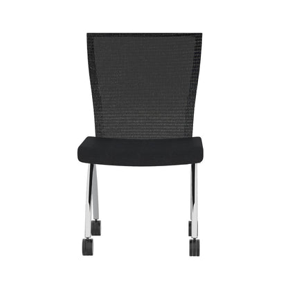 High-Back Chair No Arms - 2/Ctn, Black