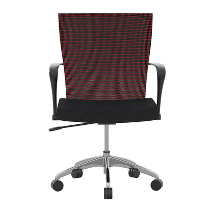 Height Adjustable Task Chair, Black/Red