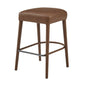 Rylee Faux Leather Backless Counter Stool, (Set of 2)