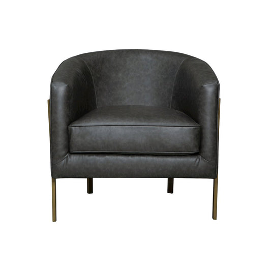 Harrod Faux Leather Accent Chair