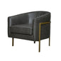 Harrod Faux Leather Accent Chair