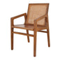 Davina Teak Dining Side Arm Chair