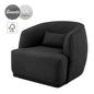 Steward Boucle Swivel Accent Chair