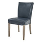 Beverly Hills Bonded Leather Chair, (Set of 2)