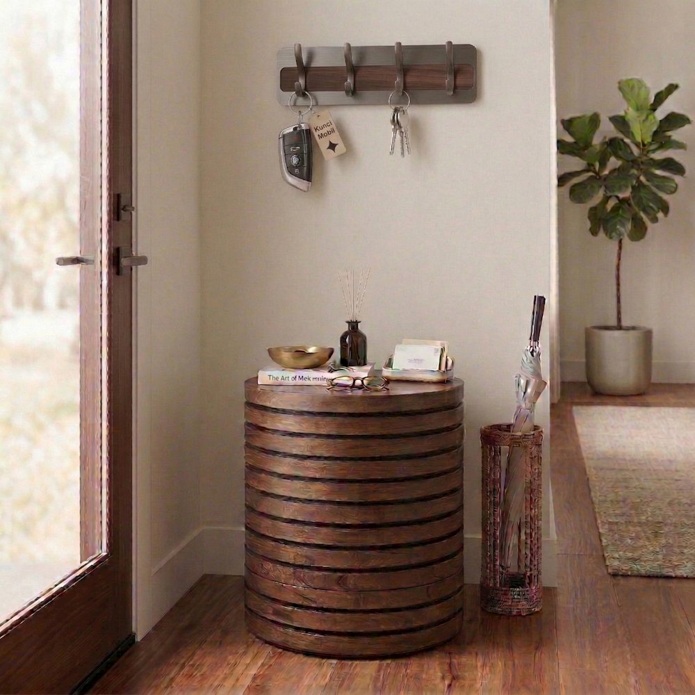 Corvin Accent Table - Walnut