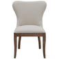 Dorsey Fabric Dining Side Chair Drift Wood Legs, (Set of 2)