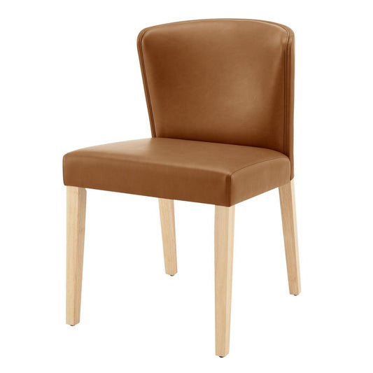 Albie PU Dining Side Chair, (Set of 2)