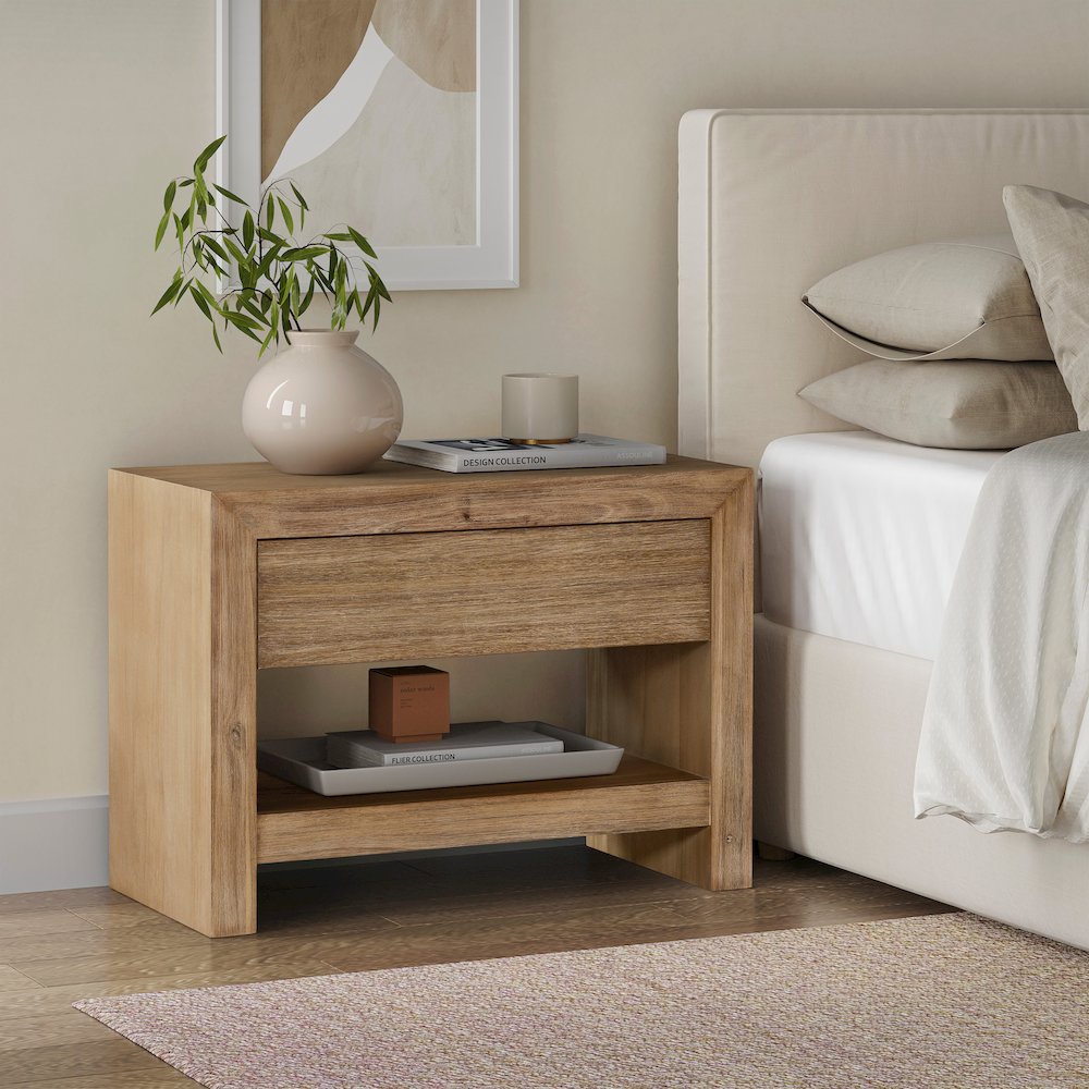 Zerano Accent Table - Brushed Smoke