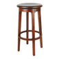 Foxy Mahogany Swivel Bar Stool