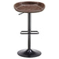 Rogue Faux Leather Gaslift Bar Stool, (Set of 2)