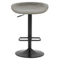 Rogue Faux Leather Gaslift Swivel Bar Stool, (Set of 2)