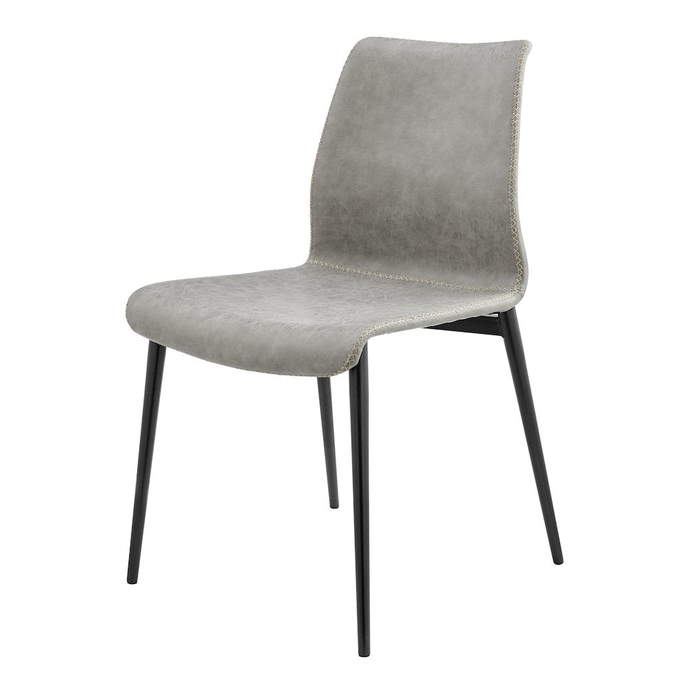 Jayden Faux Leather Dining Side Chair, (Set of 2)