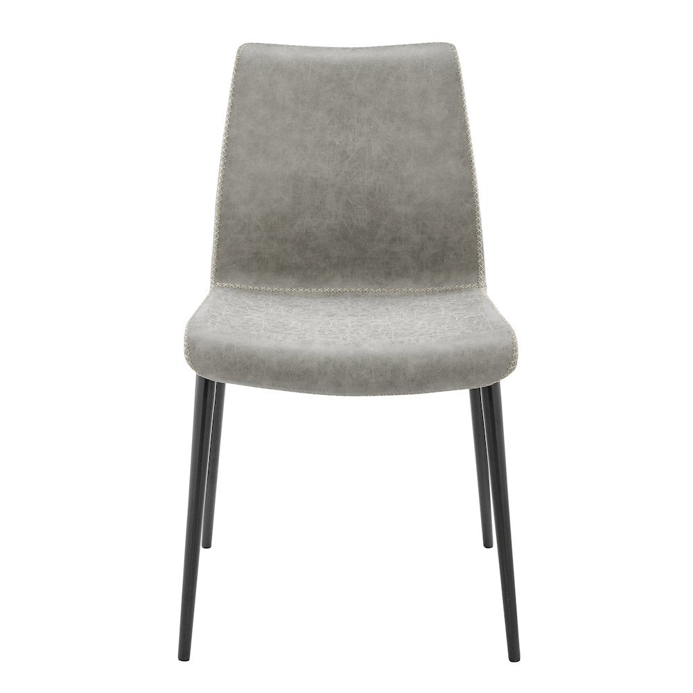 Jayden Faux Leather Dining Side Chair, (Set of 2)