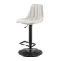 Robert Boucle Gaslift Swivel Bar Stool, (Set of 2)