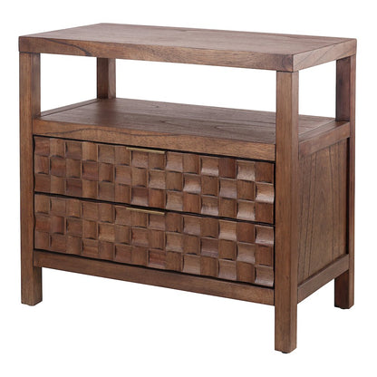 Terrena 2-Drawer Accent Table - Walnut