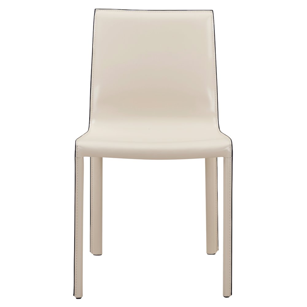 Gervin Recycled Leather Chair, (Set of 2)
