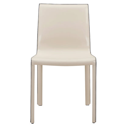 Gervin Recycled Leather Chair, (Set of 2)