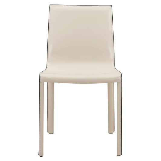 Gervin Recycled Leather Chair, (Set of 2)