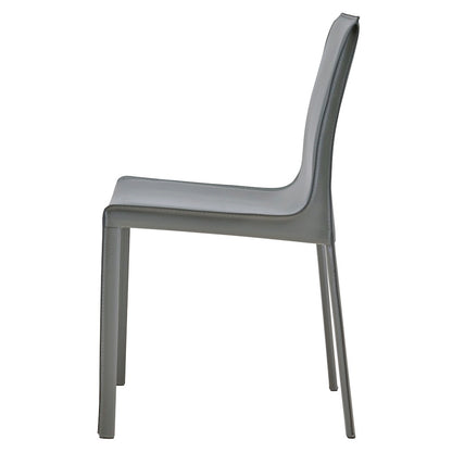 Gervin Recycled Leather Chair, (Set of 2)