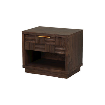 Dreighton 1-Drawer Accent Table - Coffee Brown