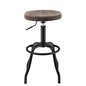 Eaton Faux Leather Gaslift Swivel Bar Stool
