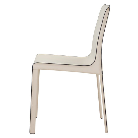 Gervin Recycled Leather Chair, (Set of 2)