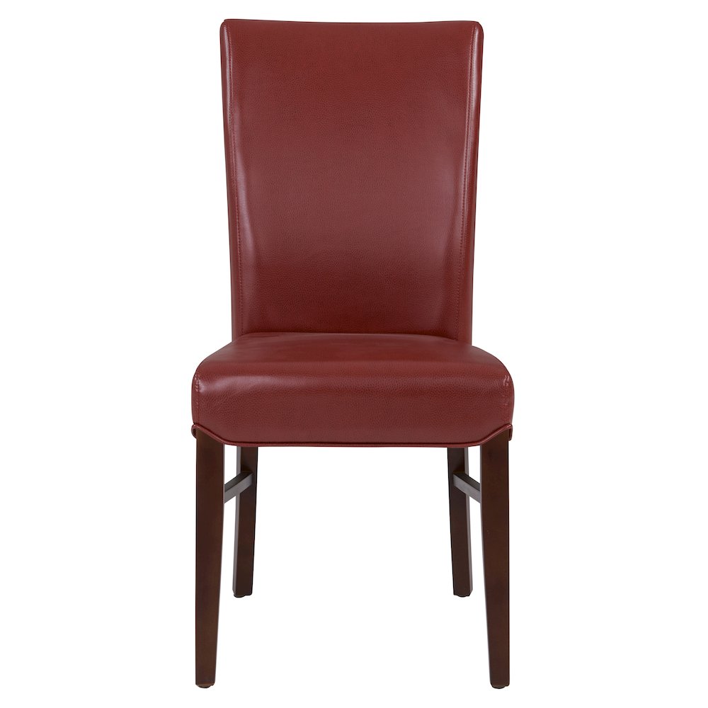 Milton Bonded Leather Dining Side Chair, (Set of 2)