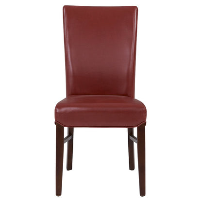 Milton Bonded Leather Dining Side Chair, (Set of 2)
