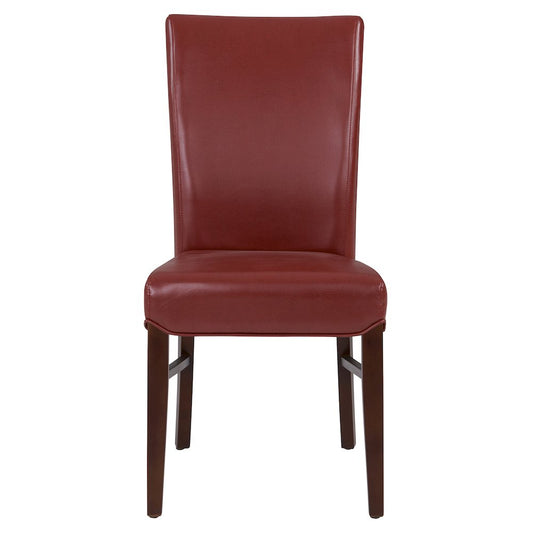 Milton Bonded Leather Dining Side Chair, (Set of 2)