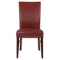Milton Bonded Leather Dining Side Chair, (Set of 2)