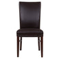 Milton Bonded Leather Dining Side Chair, (Set of 2)