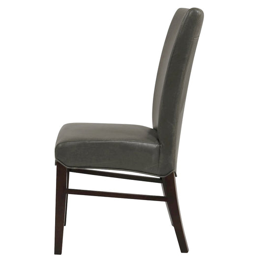 Milton Bonded Leather Chair, (Set of 2)