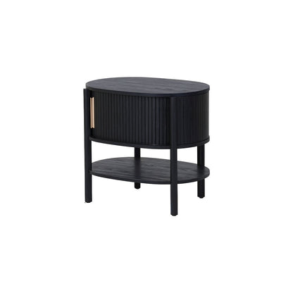 Acelyn Tambour Accent Table - Black