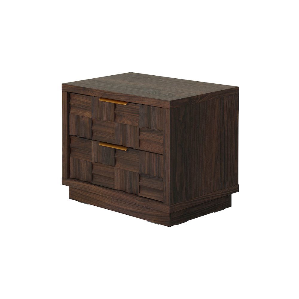 Dreighton 2-Drawer Accent Table - Coffee Brown